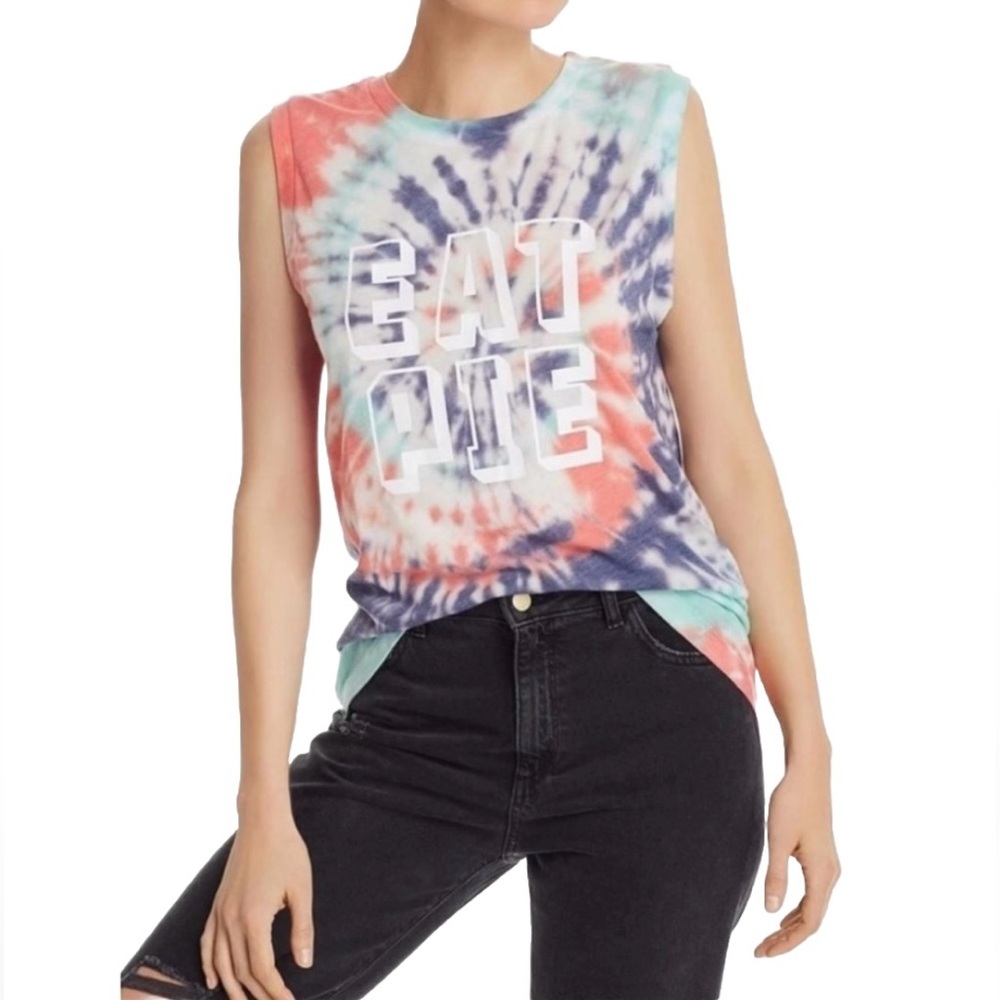 Wildfox Eat Pie Tie Dye Women’s Tank Top Size Small, XS, Medium, & Large